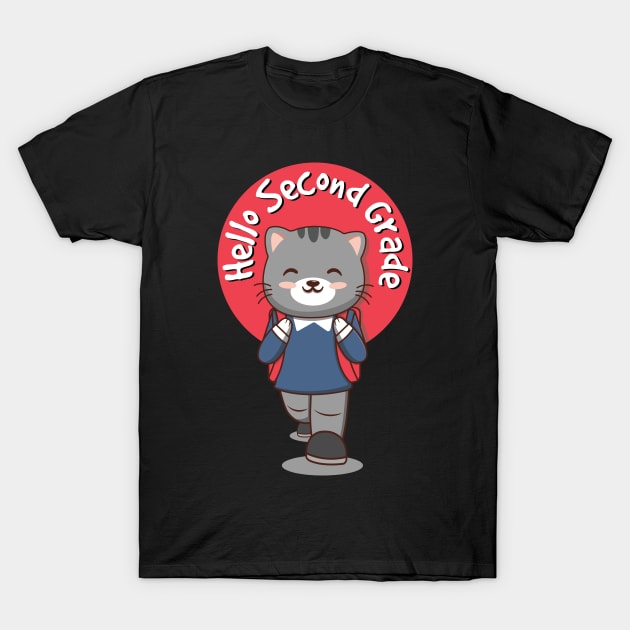 Hello Second Grade T-Shirt by Sthyouneed